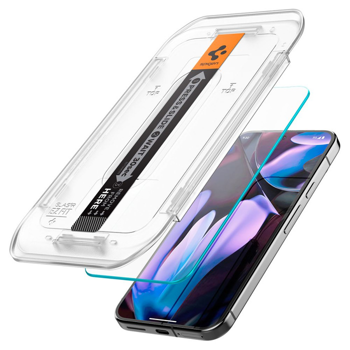 SZKŁO HARTOWANE SPIGEN GLAS.TR ”EZ FIT” 2-PACK GOOGLE PIXEL 9 / 9 PRO PIXEL 10 / 10 PRO CLEAR