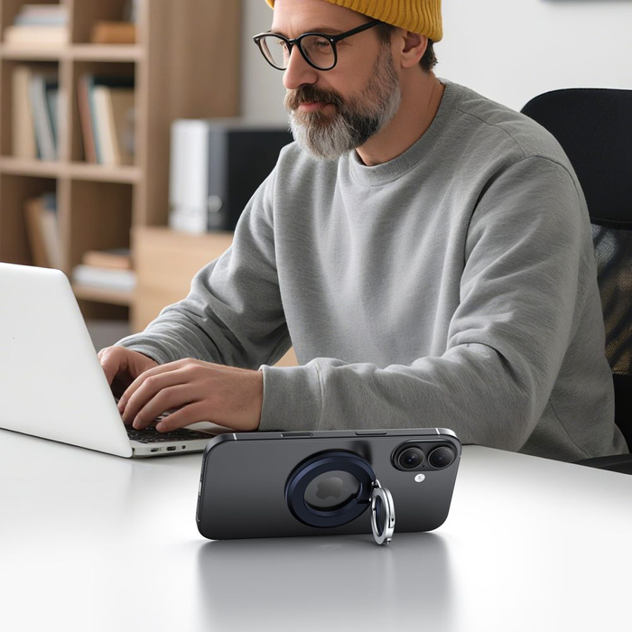 TECH-PROTECT MMR500 MAGNETIC MAGSAFE PHONE RING NAVY BLUE