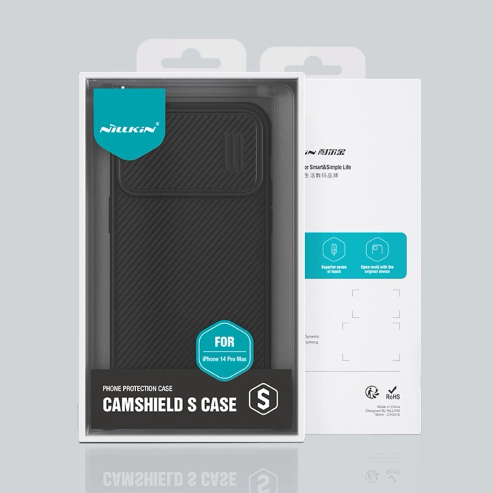 Etui Nillkin CamShield S Case etui iPhone 14 Pro Max pancerny pokrowiec osłona na aparat zielone