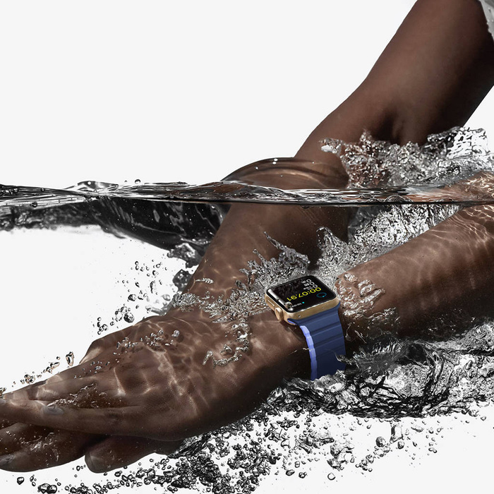 Magnetyczny pasek Apple Watch Ultra, SE, 8, 7, 6, 5, 4, 3, 2, 1 (49, 45, 44, 42  mm) Dux Ducis Strap (LD Version) - niebieski