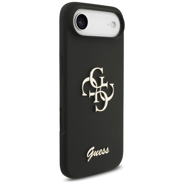 Etui Guess Silicone Big 4G Script do     iPhone Air czarny