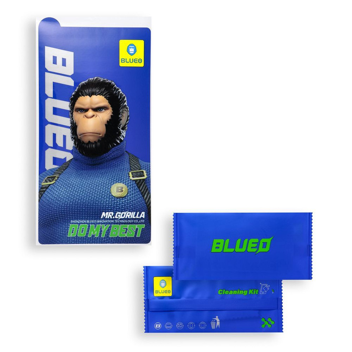 Szkło Hartowane 5D Mr. Monkey Glass - Apple iPhone 15 Pro czarny (Airbag Anti-broken)