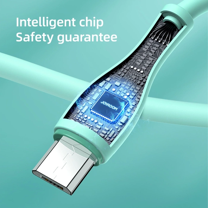 Kabel USB - micro USB Joyroom S-2030M8 3A 2m - zielony