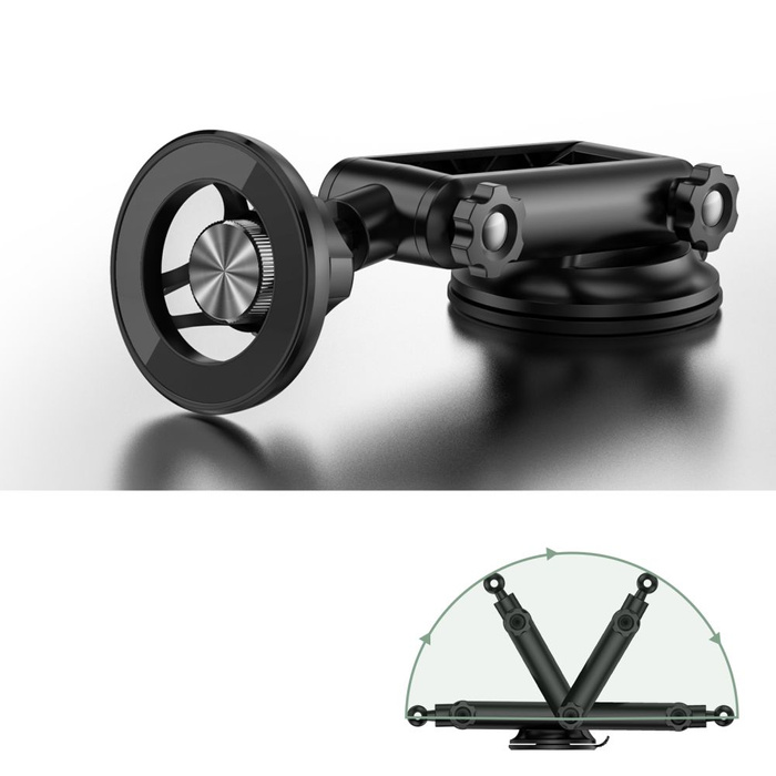 UCHWYT TECH-PROTECT N54 MAGNETIC MAGSAFE DASHBOARD CAR MOUNT BLACK