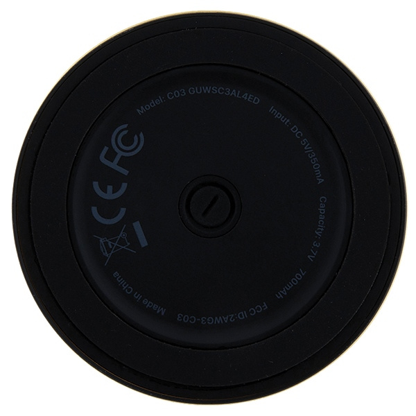 Guess głośnik Bluetooth GUWSC3ALSMK Speaker Stand czarny/black Magnetic Script Metal