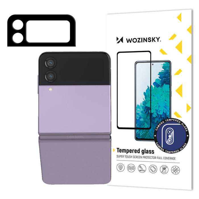 Wozinsky Full Camera Glass szkło hartowne Samsung Galaxy Z Flip 4 na aparat kamerę 9H
