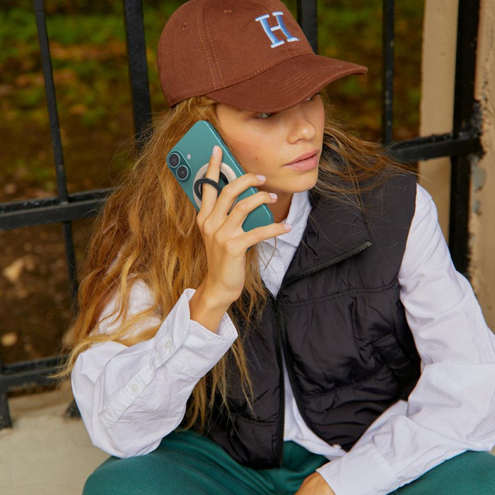 UCHWYT NA PALEC SPIGEN NANO POP MAGSAFE PHONE RING TRUFFLE GREY