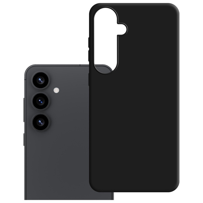 Etui 3MK Hardy MagSilicone do Samsung    Galaxy S25 czarny