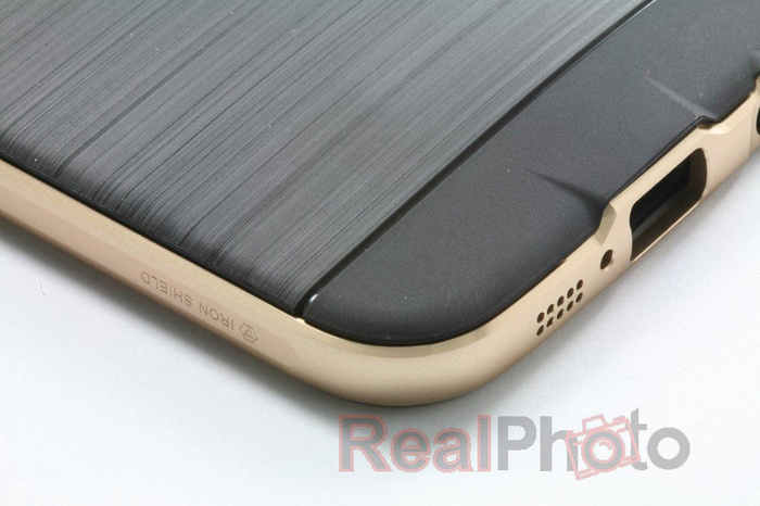 Etui Samsung Galaxy S6 VERUS Iron Shield Gold Jak Spigen SGP Pokrowiec