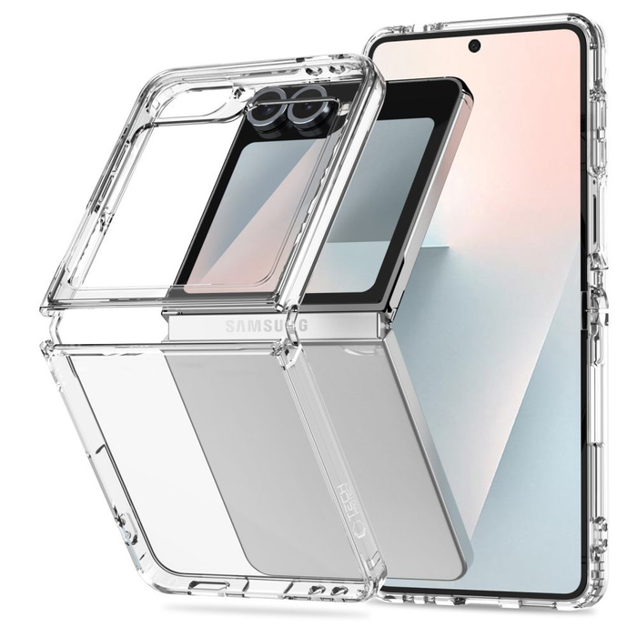 ETUI TECH-PROTECT SAMSUNG GALAXY Z FLIP 6 / 7 FE FLEXAIR HYBRID PRZEZROCZYSTE