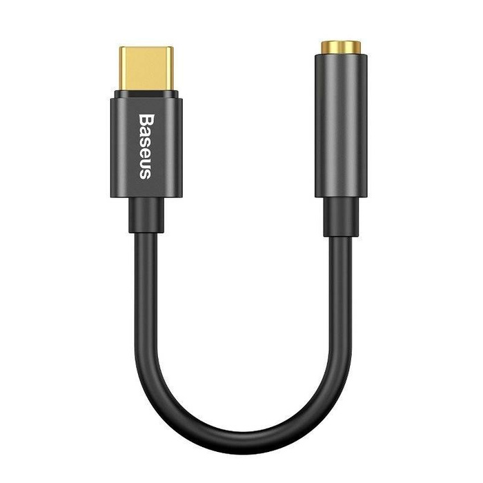 Przejściówka BASEUS Adapter Audio USB-C Mini Jack 3,5mm L54 Czarny
