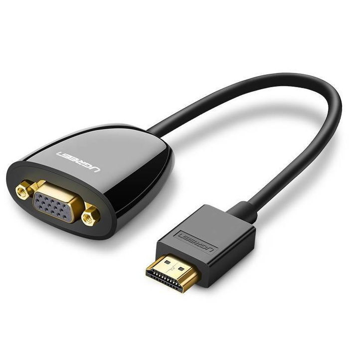 Adapter UGREEN HDMI Do VGA Bez Audio MM105 Czarny