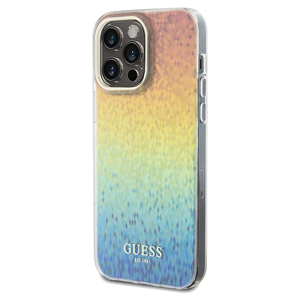 Etui Guess GUHCP13XHDECMI iPhone 13 Pro Max 6.7" wielokolorowy hardcase IML Faceted Mirror Disco Iridescent Case