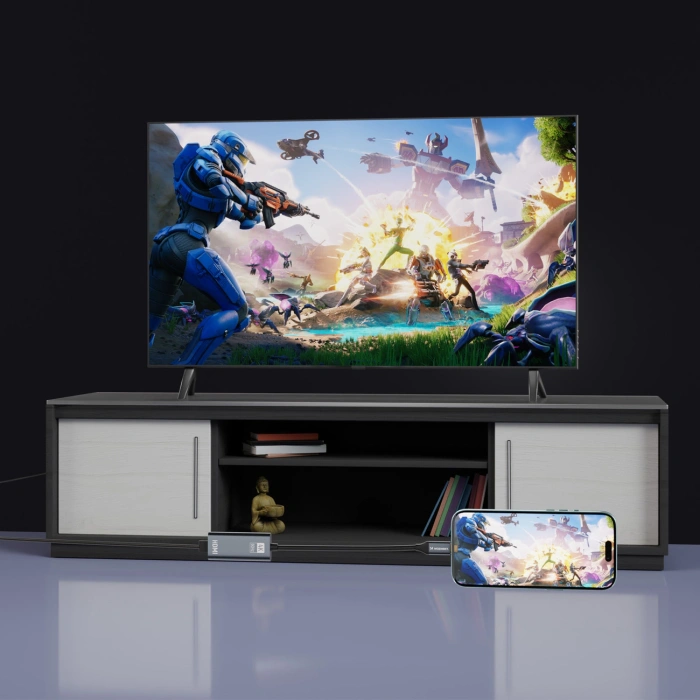 Adapter Wozinsky WACH-01 USB-C - HDMI 4K 60Hz - czarny