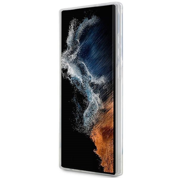 Etui Karl Lagerfeld Klhcs23lhniktct S23 Ultra S918 Transparent Hardcase Ikonik Karl Lagerfeld Case