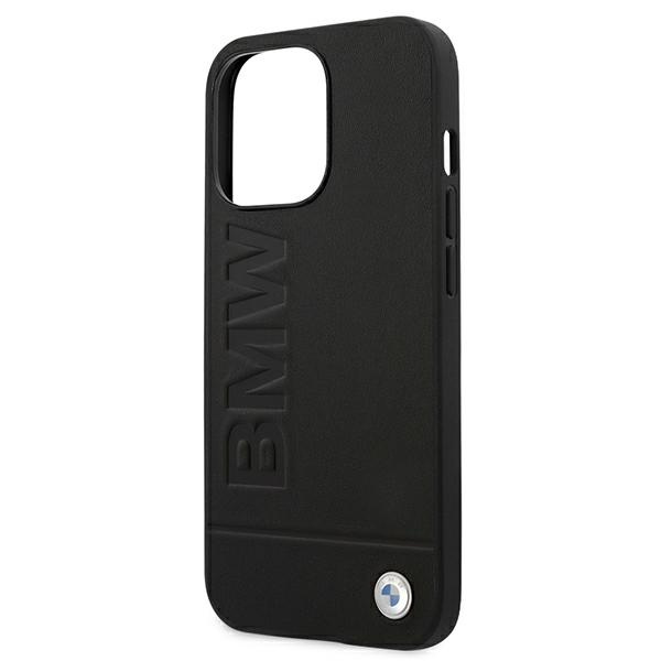 Etui BMW Apple iPhone 13 Pro Max Signature Logo Imprint Czarny Hardcase
