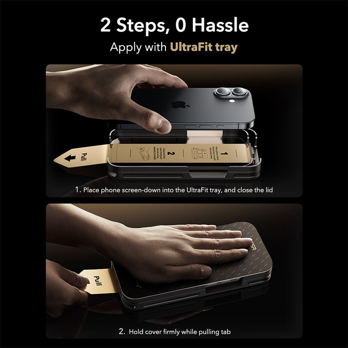 SZKŁO HARTOWANE ESR ULTRAFIT ARMORITE PRO TEMPERED GLASS IPHONE 16 PRO / 17 CLEAR