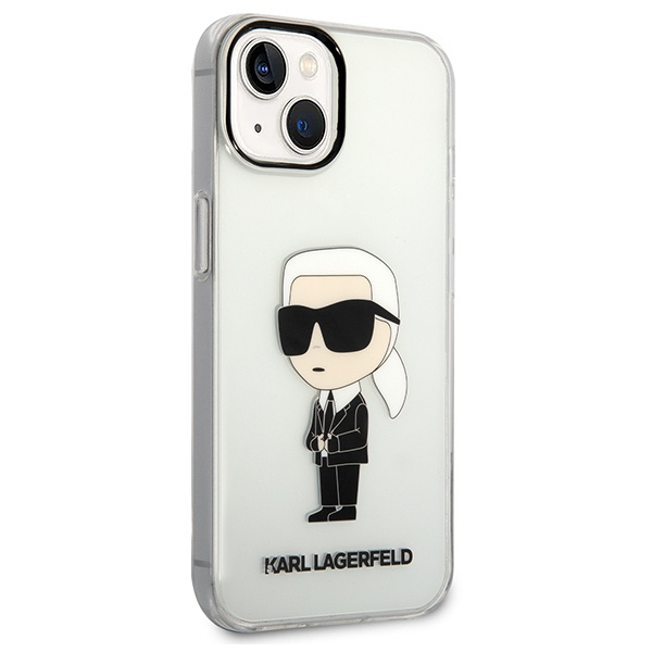 Etui KARL LAGERFELD Apple iPhone 14 Plus IML NFT Ikonik Bezbarwny Hardcase