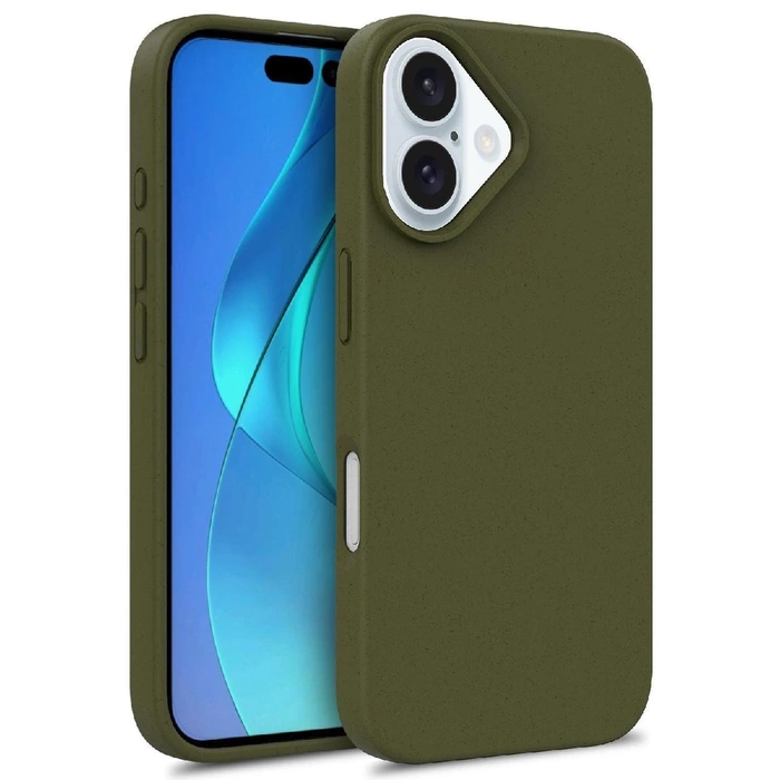 Etui Multiple Color Wheat Case MagSafe na iPhone 16 Pro Max - ciemnozielone