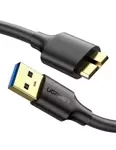 Kabel UGREEN USB 3.0 MicroUSB 3.0 US130 2m Czarny
