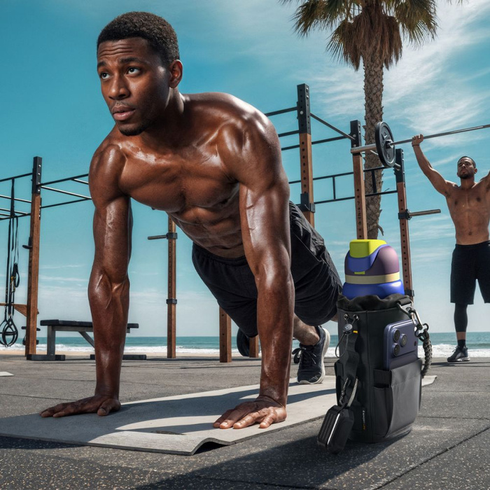 POKROWIEC NA BUTELKĘ SPIGEN LF500 TUMBLER BAG CZARNY