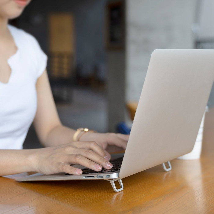 Podstawka przenośna pod laptopa uchwyt nóżki Nillkin Bolster Czarna