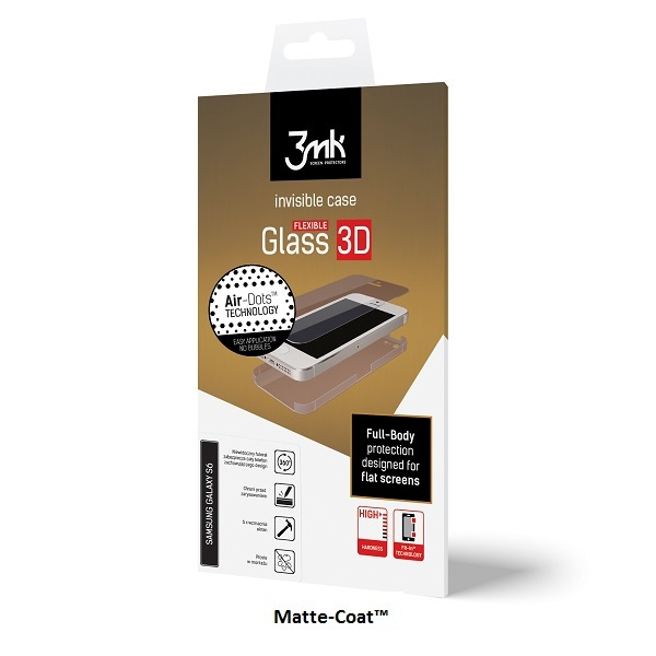 3MK Flexible GLASS 3D Samsung Galaxy A40 Szkło Hybrydowe+Folia Matte