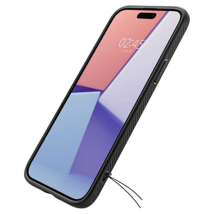 Etui Spigen Liquid Air iPhone 15 Plus Matte Black Case