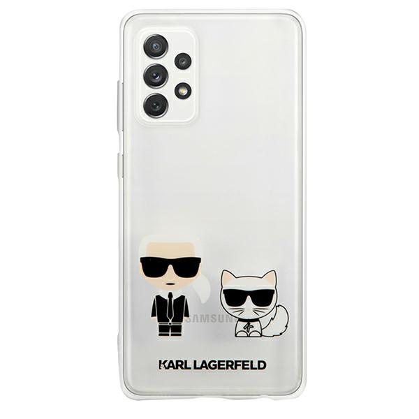 Etui KARL LAGERFELD Samsung Galaxy A72 Karl & Choupette Bezbarwny Hardcase