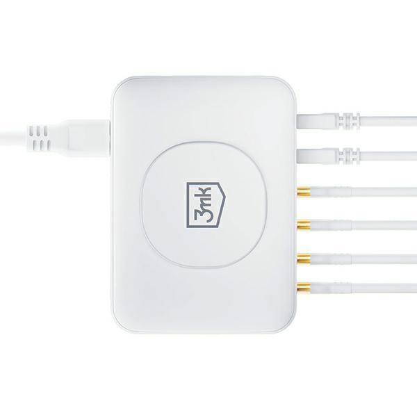 3MK Hyper Charger PowerMax 100W 4xUSB-C + 2xUSB-A stacja ładująca z ład. indukcyjną QC+PD