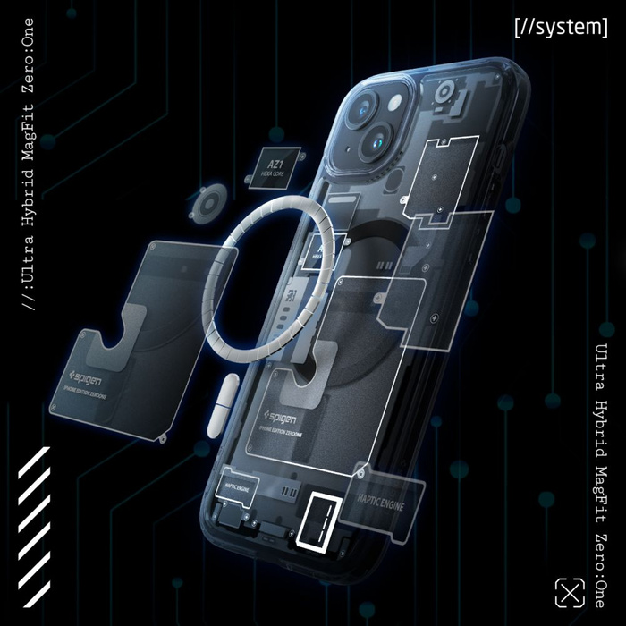 Etui Spigen Ultra Hybrid Mag Magsafe iPhone 15 Zero One Case