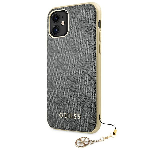 Etui GUESS Apple iPhone 11 4G Charms Collection Szary Hardcase CASE