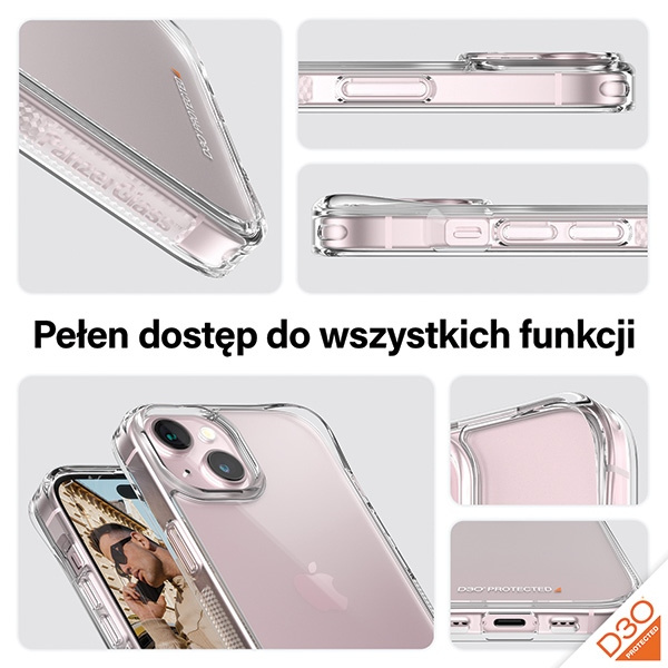 PanzerGlass Privacy Bundle 3in1 iPhone15 Plus 6.7" D3O Hardcase + Screen Protector UWF+ Lens 1136+1174+P2811