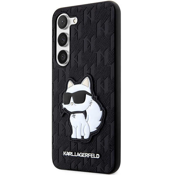 Etui Karl Lagerfeld KLHCS23MSAKLHCPK S23 Plus S916 hardcase czarny/black Saffiano Monogram Choupette Case