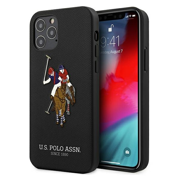 Etui US Polo Apple iPhone 12 Pro Max Polo Embroidery Collection Czarny Case