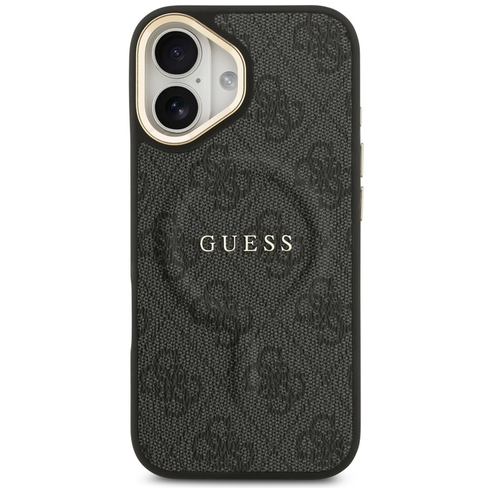 Etui Guess 4G PU Classic Logo MagSafe do iPhone 17 czarny
