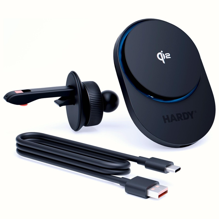 Ładowarka indukcyjna 3MK Hardy           AeroCharger 15W MPP Qi2 czarny