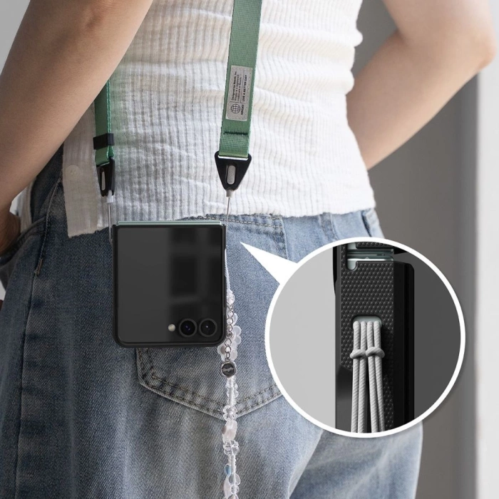 ETUI RINGKE SAMSUNG GALAXY Z FLIP 7 ONYX MAGNETIC MAGSAFE CZARNE