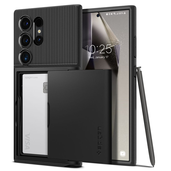 Etui Spigen Slim Armor Cs Samsung Galaxy S24 Ultra Black Case