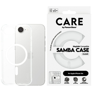 Etui CARE by PanzerGlass Fashion MagSafe do iPhone 16e przezroczysty
