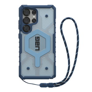 UAG Pathfinder Clear Magnet Bundle -  obudowa ochronna do Samsung Galaxy S25 Ultra 5G z wbudowanym modułem magnetycznym oraz smycz na nadgarstek do telefonu (blues)