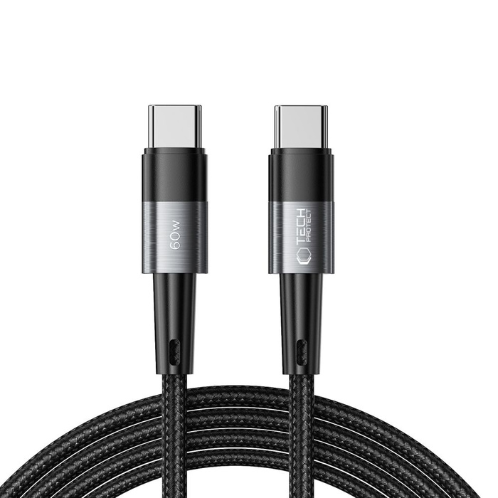 KABEL TECH-PROTECT ULTRABOOST USB-C CABLE PD60W/3A 200CM GREY