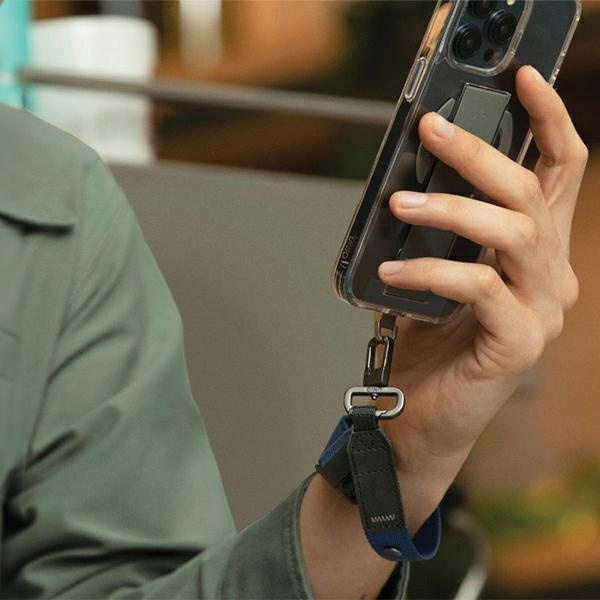 UNIQ Vista uniwersalna smycz do telefonu2w1 zielony/dark khaki