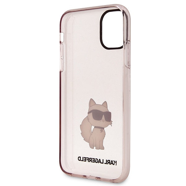 Etui Karl Lagerfeld KLHCN61HNCHTCP iPhone 11 6,1" różowy/pink hardcase Ikonik Choupette Case