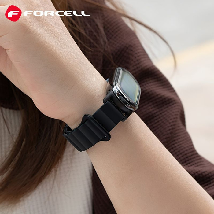 FORCELL F-DESIGN FX8 pasek do XIAOMI Mi Band 8 czarny