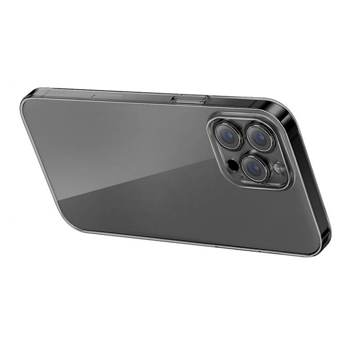 Etui Baseus Crystal Series Clear do iPhone 12 Pro (przeźroczyste) + szkło hartowane + zestaw czyszczący
