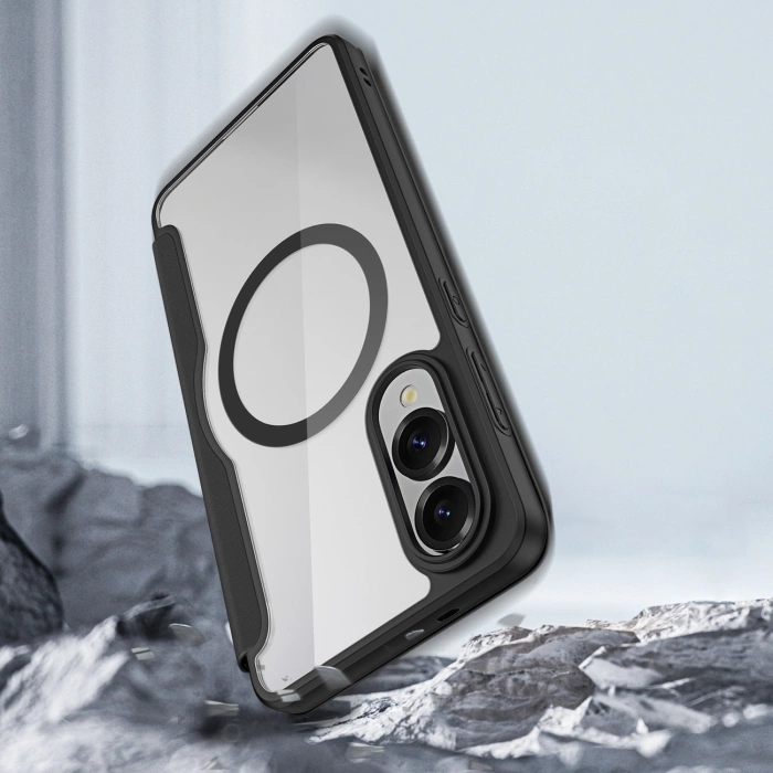 Etui Dux Ducis Skin X Pro z MagSafe na Samsung Galaxy S25 Edge - czarne