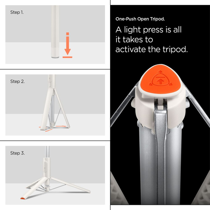 SELFIE STICK SPIGEN S541W BLUETOOTH TRIPOD DUNE BEIGE