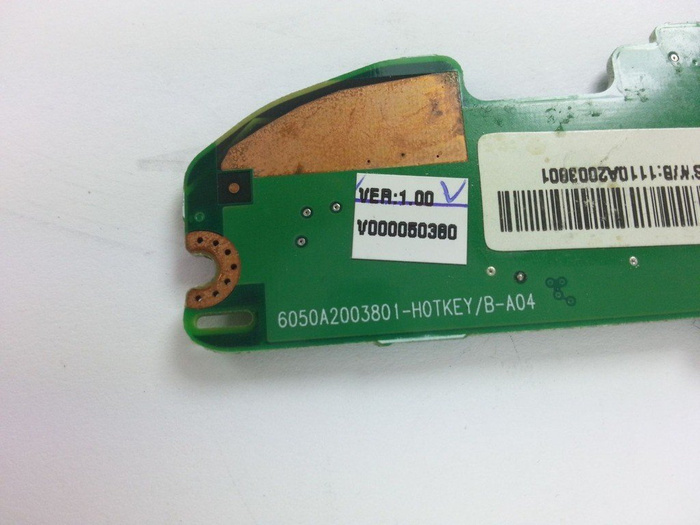 Płytka Przycisków Funkcyjne TOSHIBA M45 V000050380