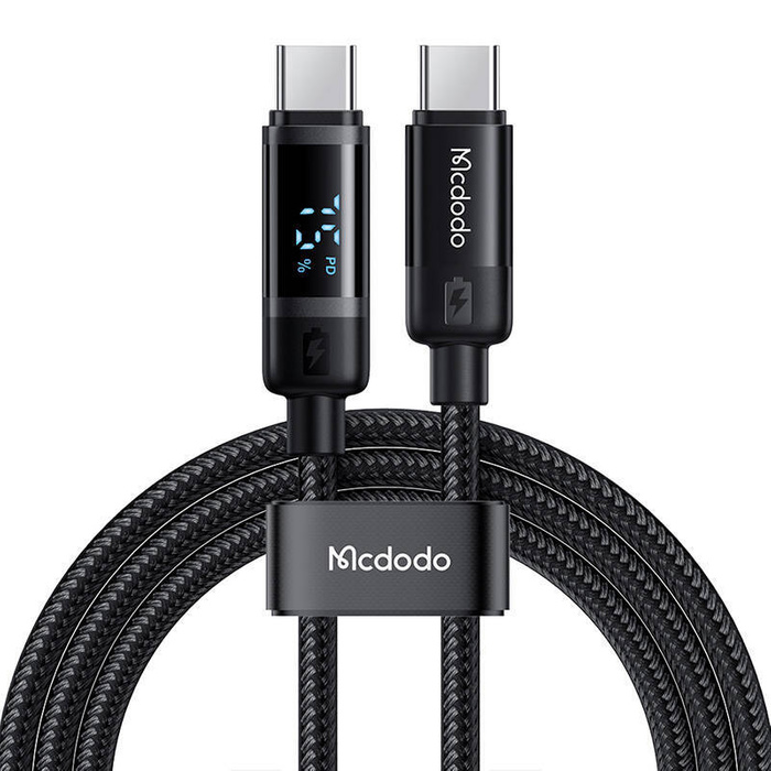 Kabel danych Mcdodo CA-5780 USB-C do USB-C 60W 1.2m (czarny)
